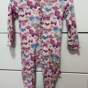 Magnetic Me Pink and Blue Butterfly One Piece